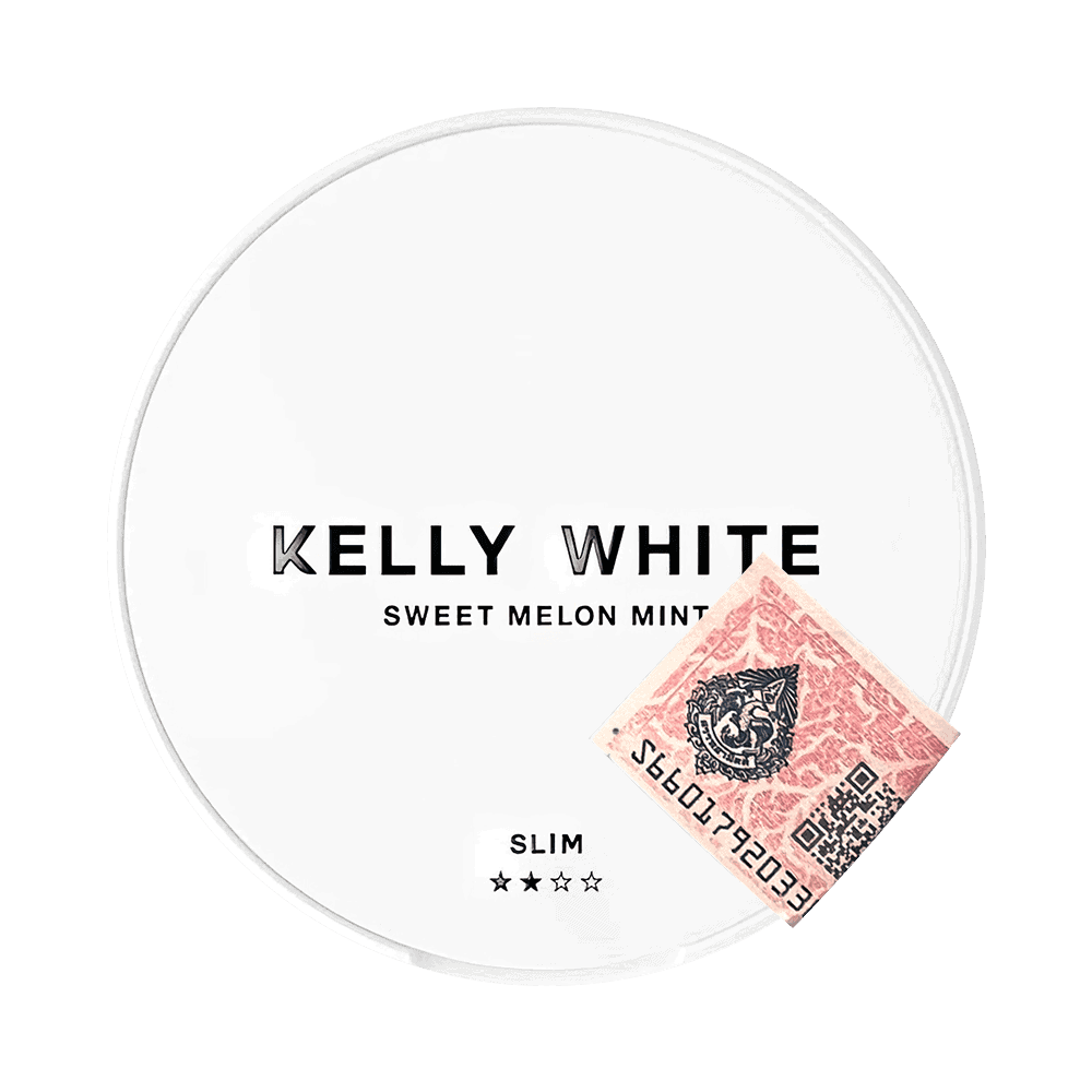 KELLY WHITE Sweet Melon MINI – Fruity Nicotine Pouches